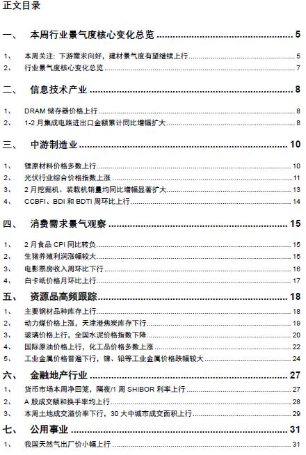 【招商策略】行業景氣觀察0310——建筑鋼材成交量繼續回升，2月挖掘機銷量同比增幅擴大顯著