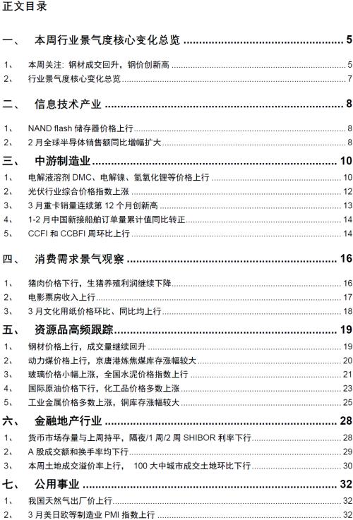 【招商策略】行業景氣觀察0407——3月份重卡銷量再創歷史同期記錄,鋼材價格增長顯著